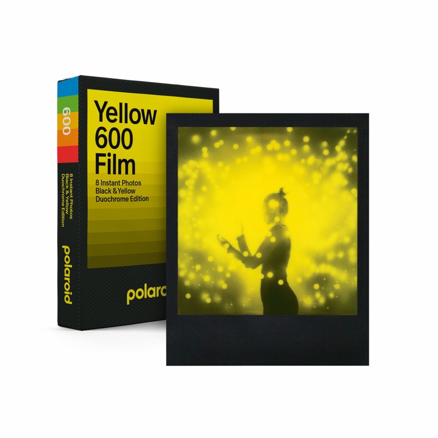 Instant Film Polaroid | Duochrome Film For 600 - Black & Yellow Edition