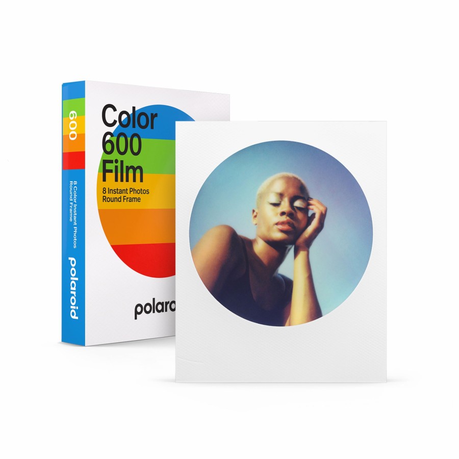 Instant Film Polaroid | Color 600 Film Round Frame Triple Pack