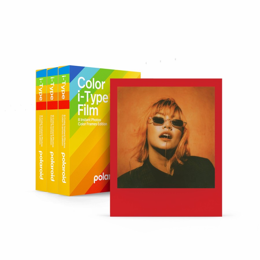 Instant Film Polaroid | Color I-Type Film - Color Frames Edition Triple Pack