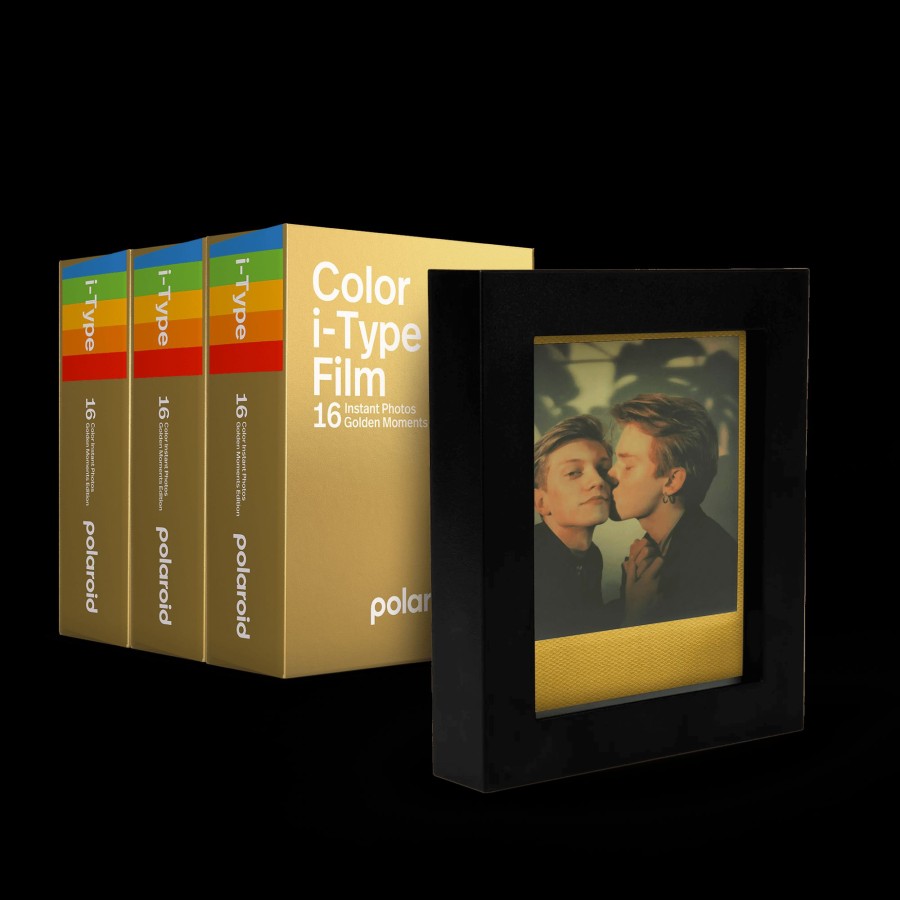 Instant Film Polaroid | Color I-Type Film Double Pack - Golden Moments Edition X3