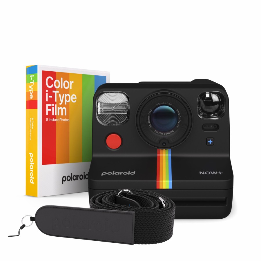 Instant Cameras Polaroid | Polaroid Now+ Generation 2 & Shoulder Strap Set