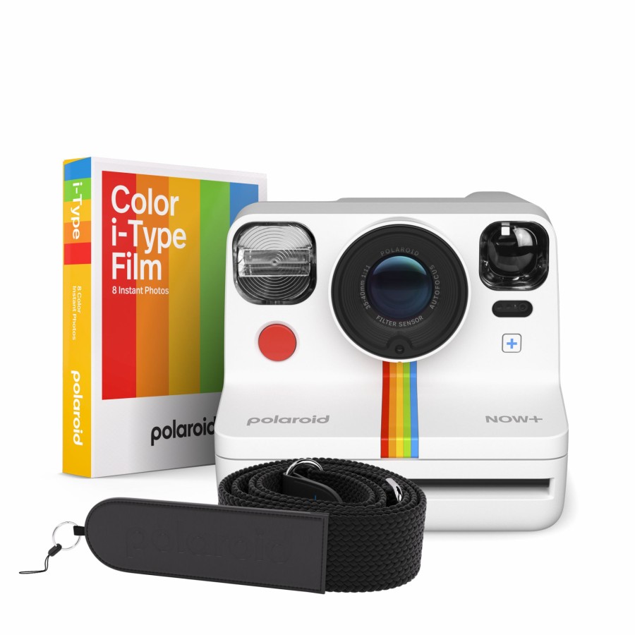 Instant Cameras Polaroid | Polaroid Now+ Generation 2 & Shoulder Strap Set