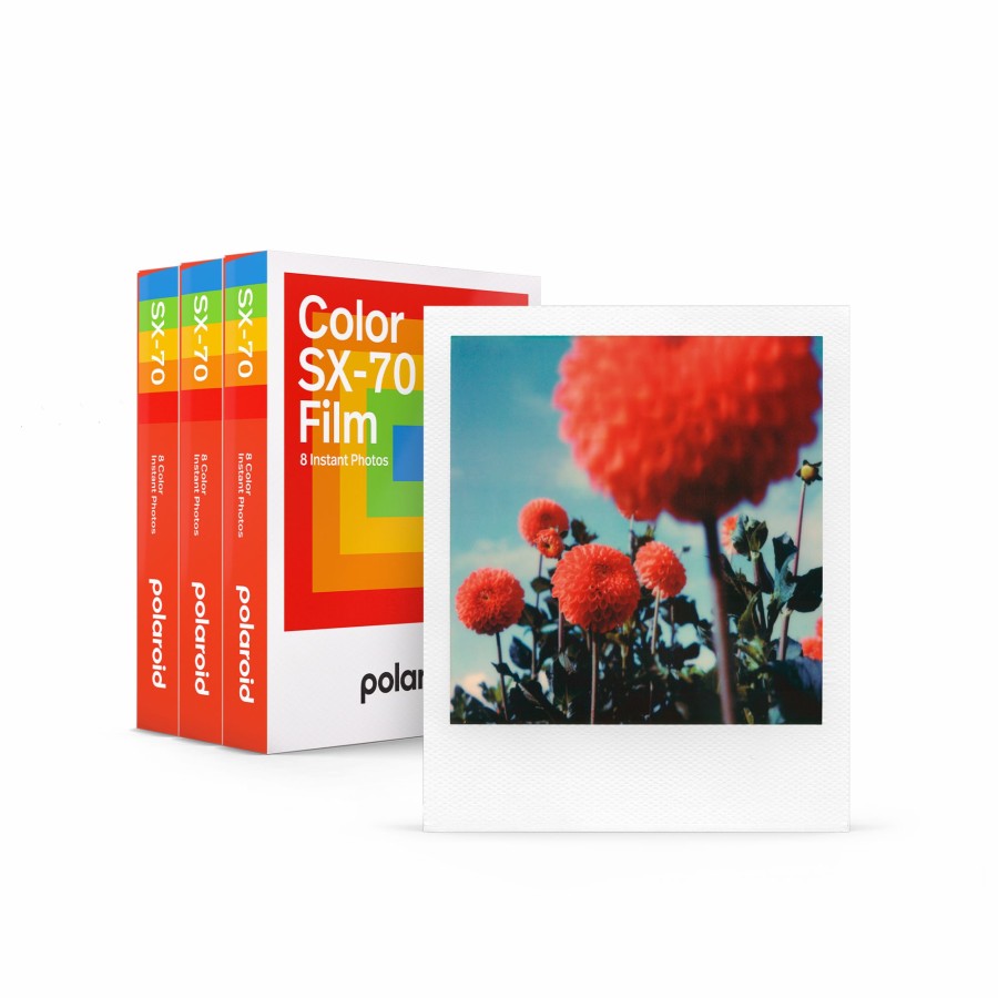 Instant Film Polaroid | Color Sx-70 Film Triple Pack