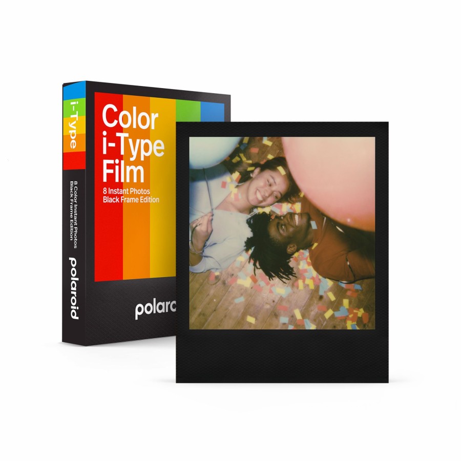 Instant Film Polaroid | Color I-Type Film - Black Frame Edition