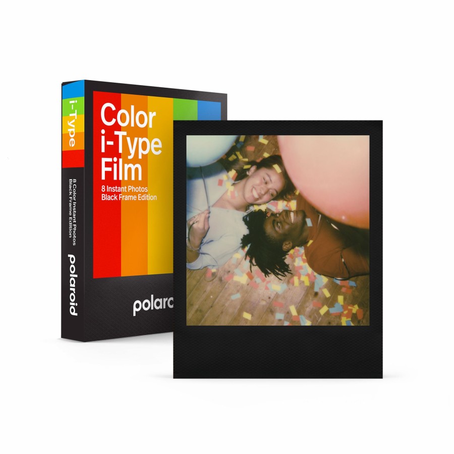 Instant Film Polaroid | Color I-Type Film Black Frame Triple Pack