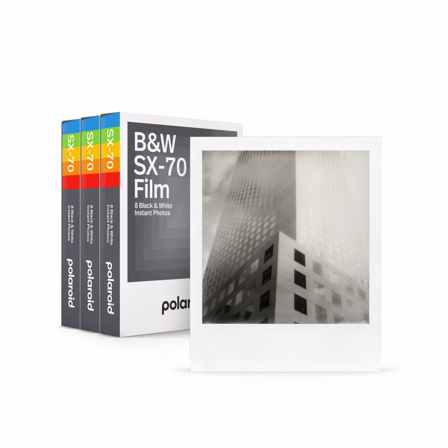 Instant Film Polaroid | B&W Sx-70 Film Triple Pack